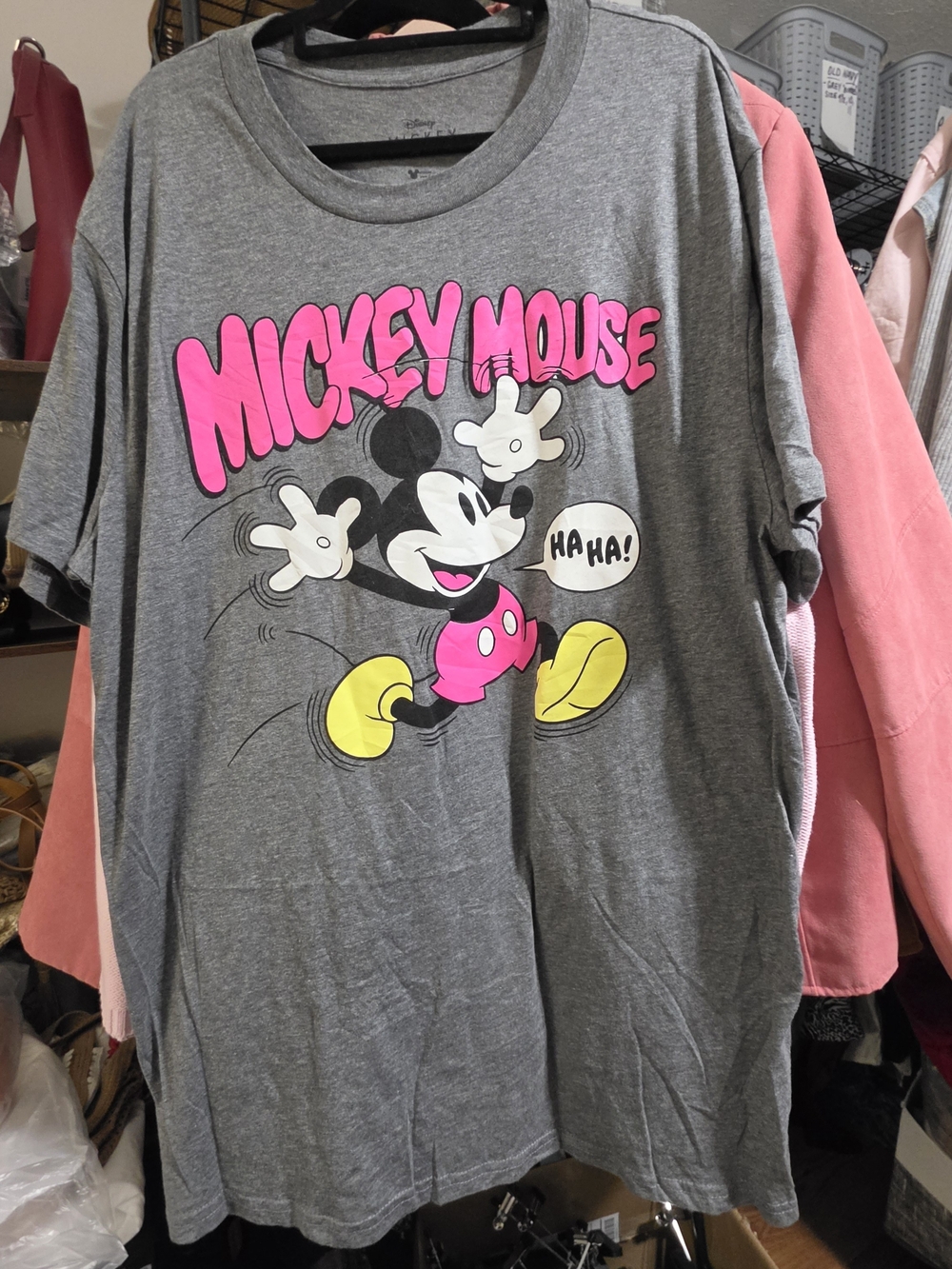 Disney Mickey Mouse T-Shirt -    In Grey
